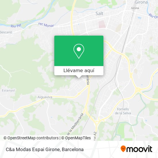 Mapa C&a Modas Espai Girone