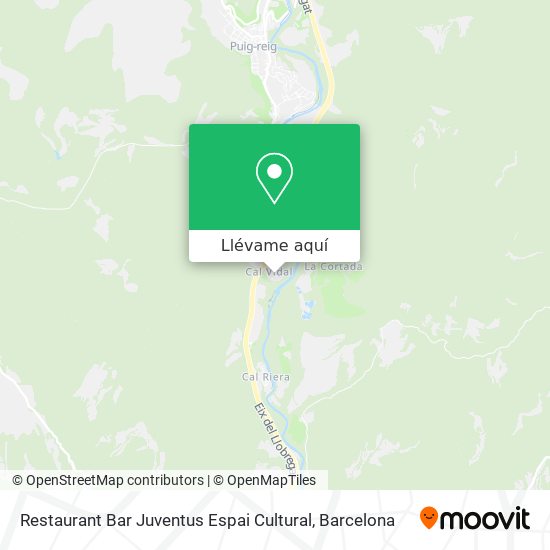 Mapa Restaurant Bar Juventus Espai Cultural