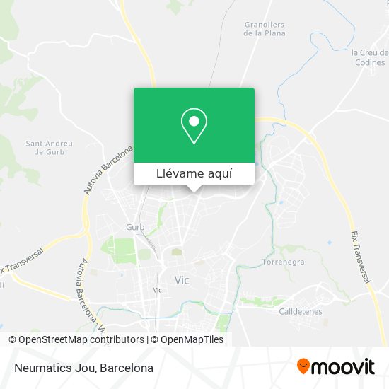 Mapa Neumatics Jou