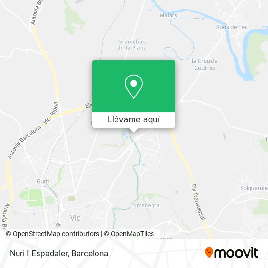 Mapa Nuri I Espadaler