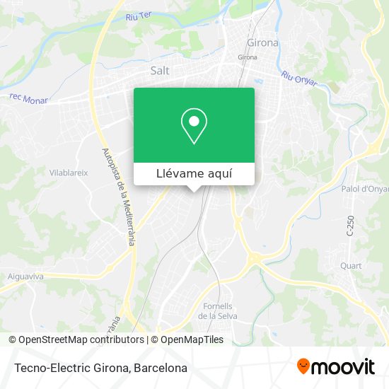Mapa Tecno-Electric Girona