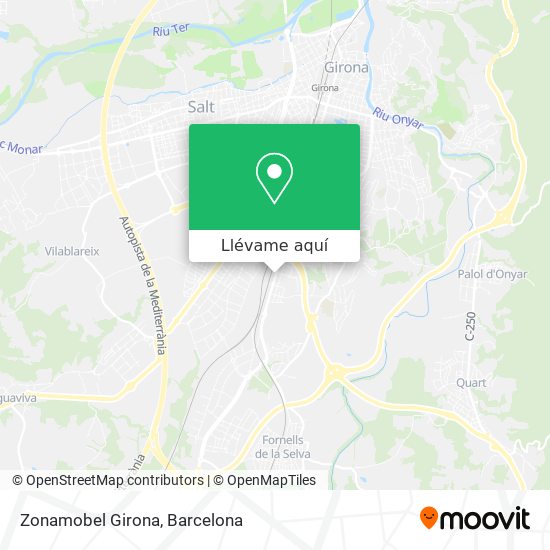 Mapa Zonamobel Girona