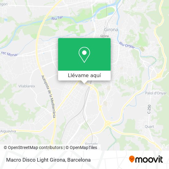 Mapa Macro Disco Light Girona