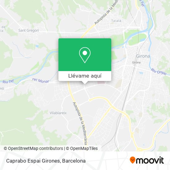 Mapa Caprabo Espai Girones