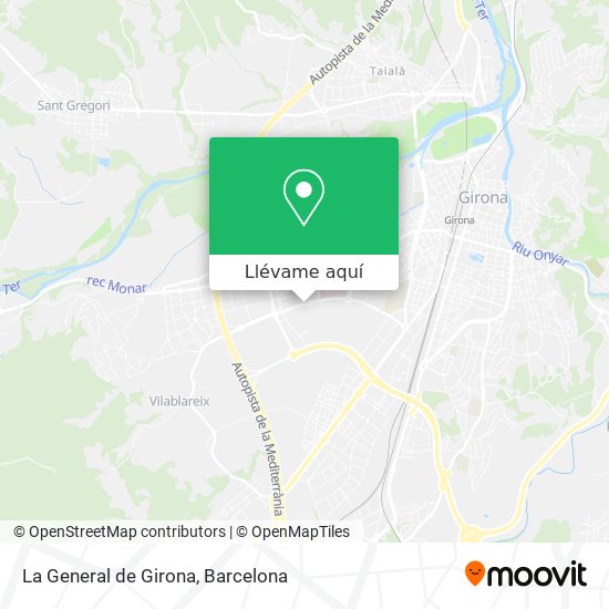Mapa La General de Girona