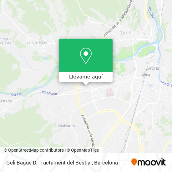 Mapa Geli Bague D. Tractament del Bestiar