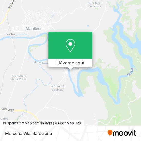 Mapa Merceria Vila