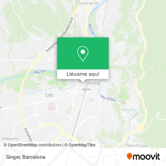 Mapa Singer
