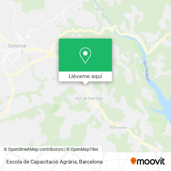 Mapa Escola de Capacitació Agrària