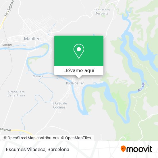 Mapa Escumes Vilaseca