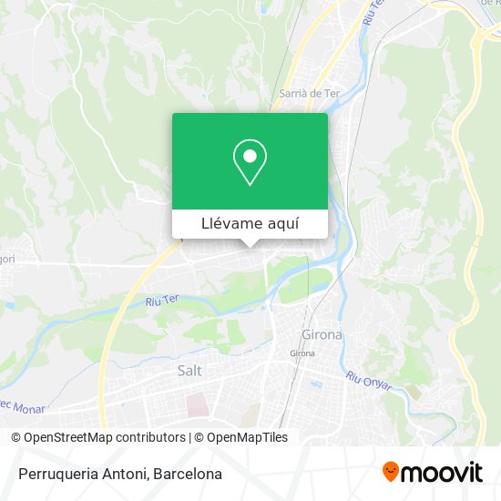 Mapa Perruqueria Antoni