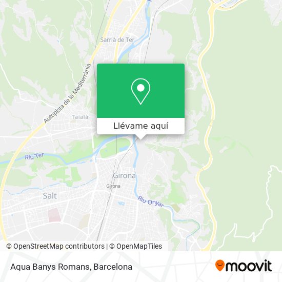 Mapa Aqua Banys Romans