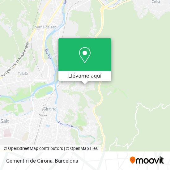 Mapa Cementiri de Girona