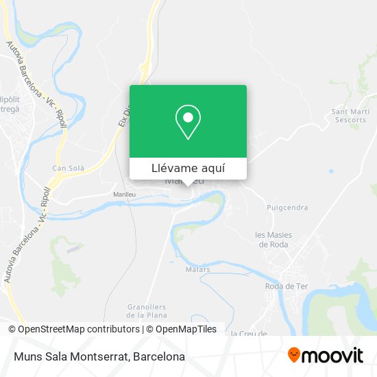 Mapa Muns Sala Montserrat