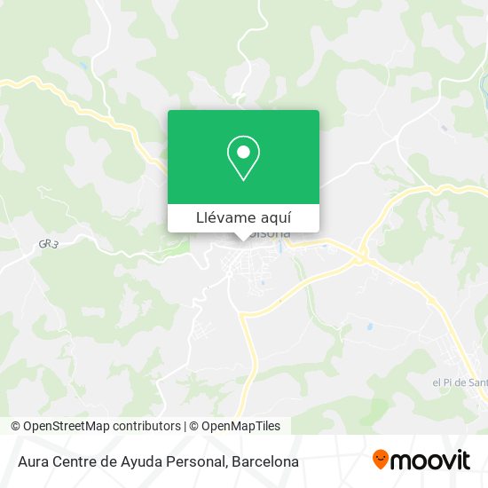 Mapa Aura Centre de Ayuda Personal