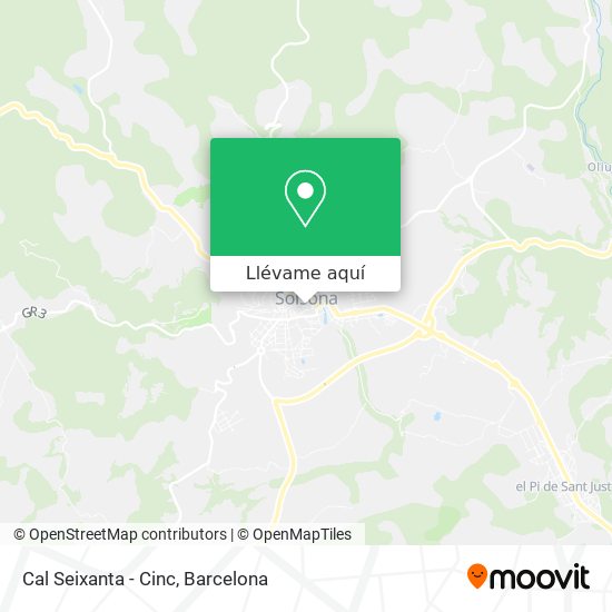 Mapa Cal Seixanta - Cinc