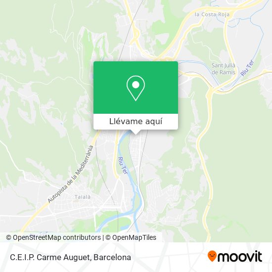Mapa C.E.I.P. Carme Auguet