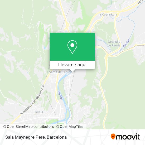 Mapa Sala Maynegre Pere