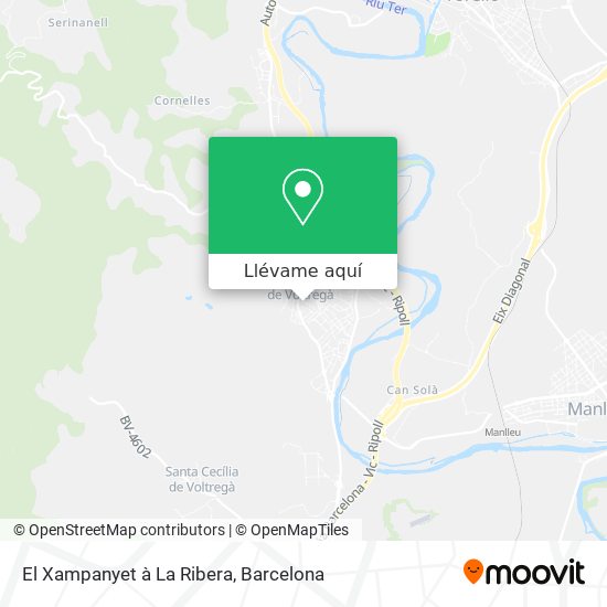 Mapa El Xampanyet à La Ribera
