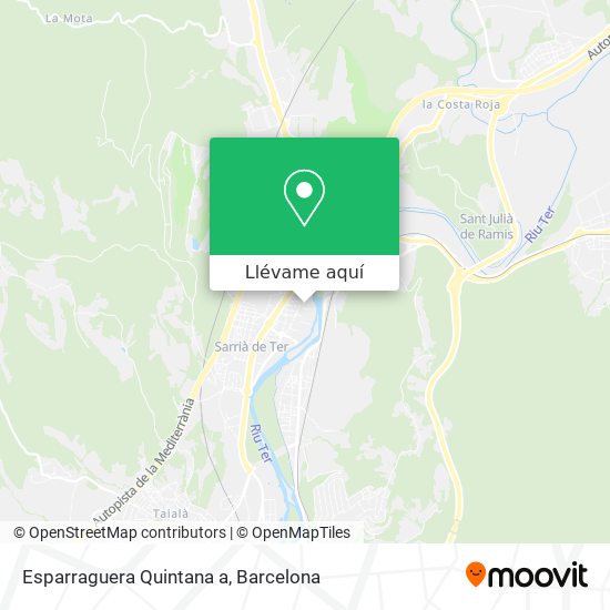 Mapa Esparraguera Quintana a