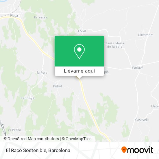 Mapa El Racó Sostenible