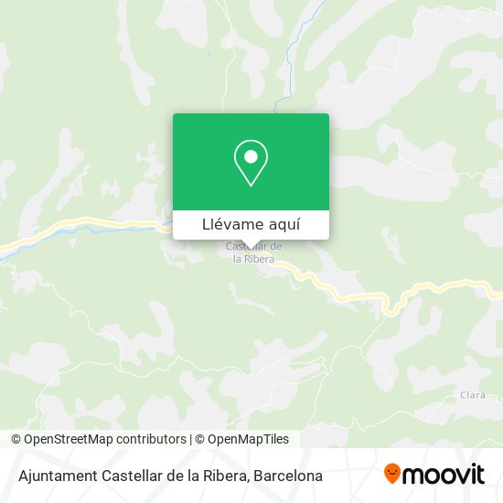 Mapa Ajuntament Castellar de la Ribera