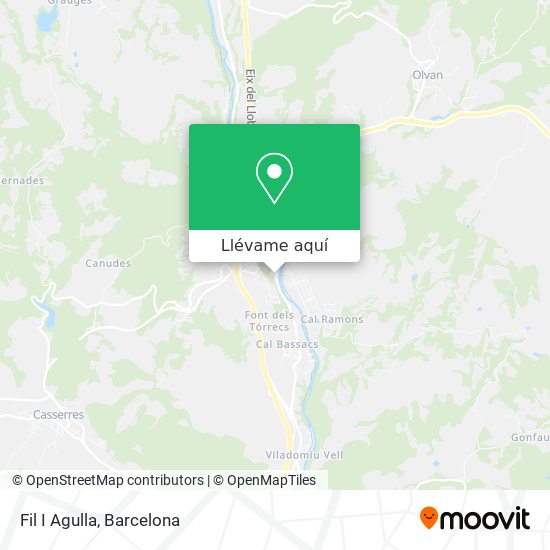 Mapa Fil I Agulla