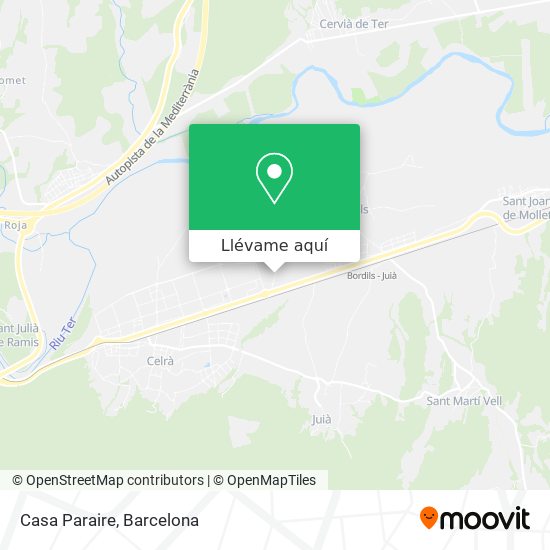 Mapa Casa Paraire
