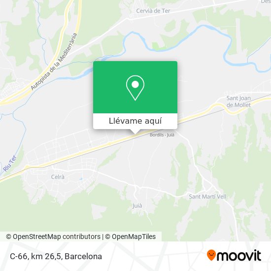 Mapa C-66, km 26,5