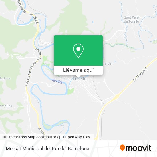 Mapa Mercat Municipal de Torelló