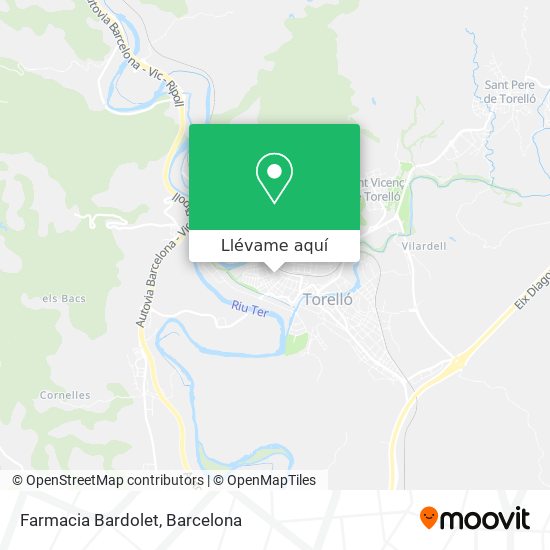 Mapa Farmacia Bardolet