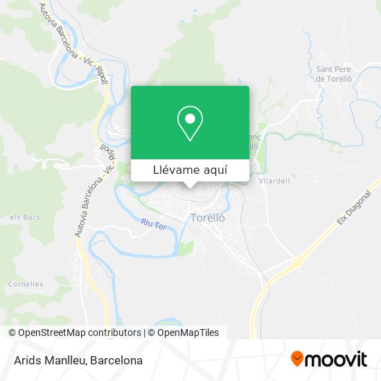 Mapa Arids Manlleu