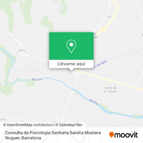 Mapa Consulta de Psicología Sanitaria Sandra Mustera Noguer