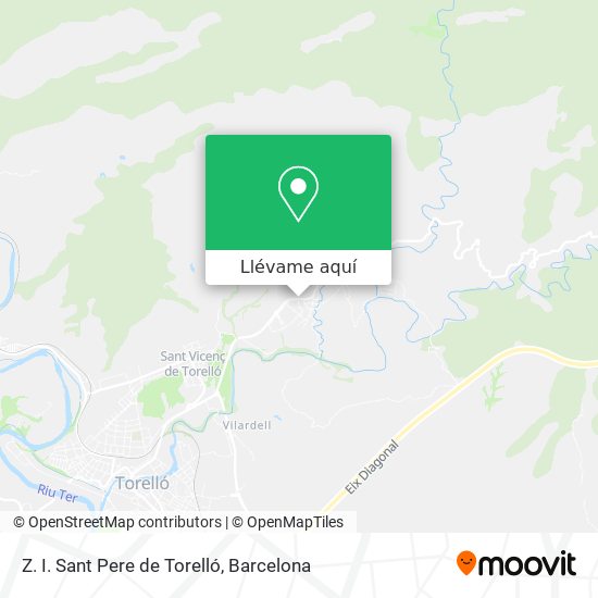 Mapa Z. I. Sant Pere de Torelló