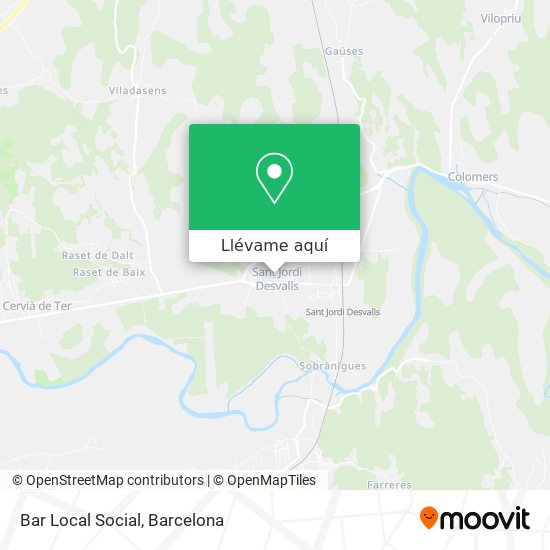 Mapa Bar Local Social
