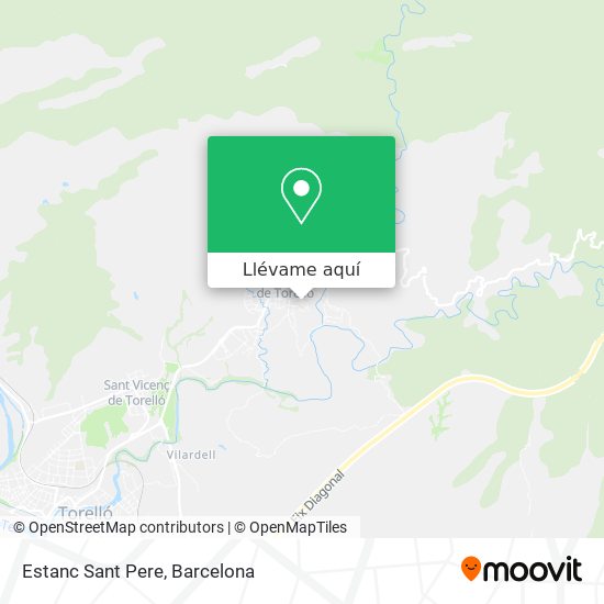 Mapa Estanc Sant Pere