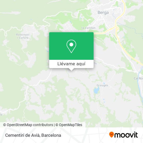 Mapa Cementiri de Avià