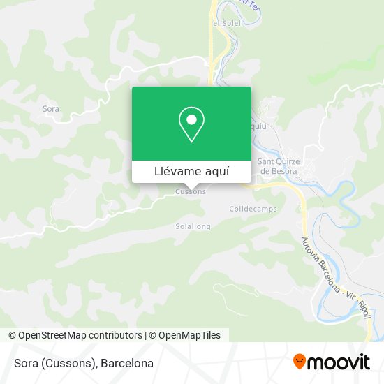 Mapa Sora (Cussons)