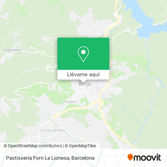 Mapa Pastisseria Forn La Lionesa