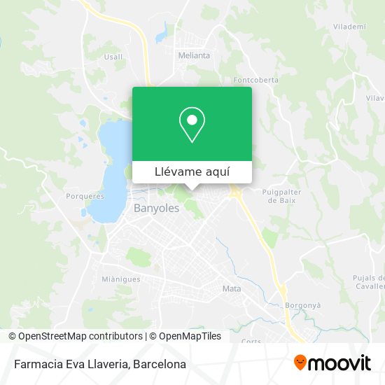 Mapa Farmacia Eva Llaveria