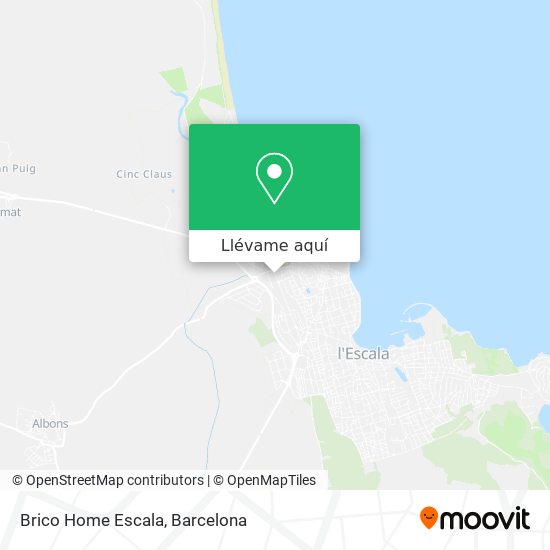 Mapa Brico Home Escala