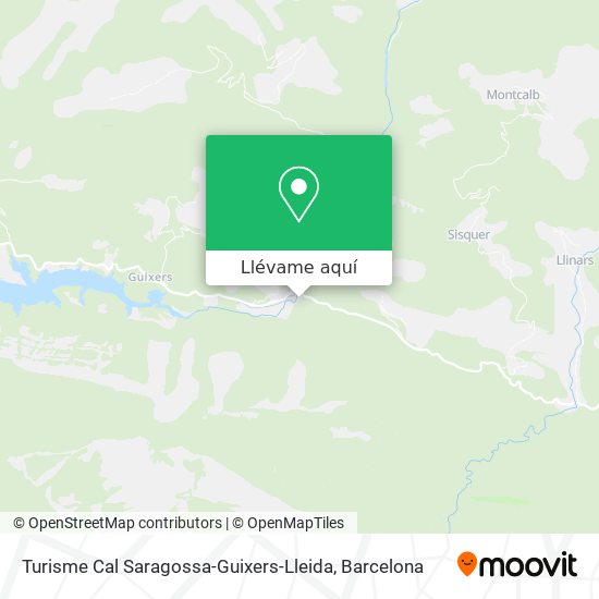 Mapa Turisme Cal Saragossa-Guixers-Lleida