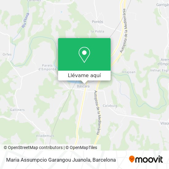 Mapa Maria Assumpcio Garangou Juanola