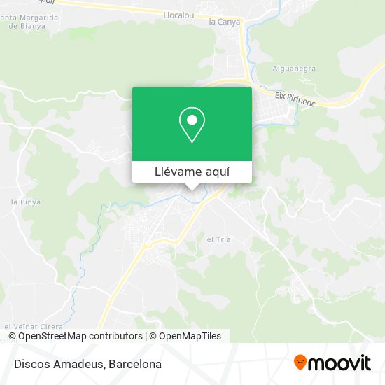 Mapa Discos Amadeus