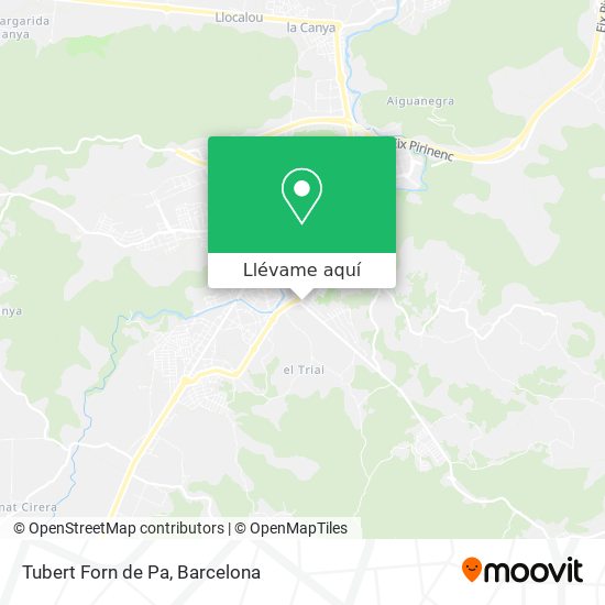 Mapa Tubert Forn de Pa