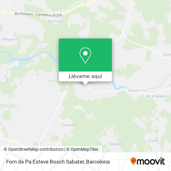 Mapa Forn de Pa Esteve Bosch Sabater
