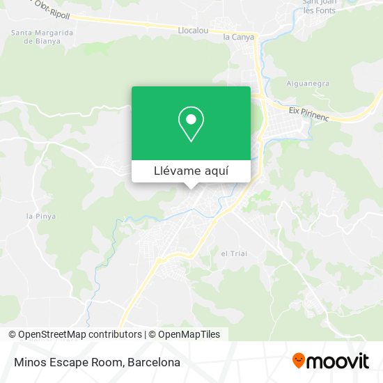Mapa Minos Escape Room