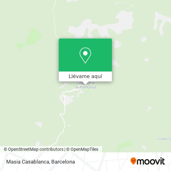 Mapa Masia Casablanca
