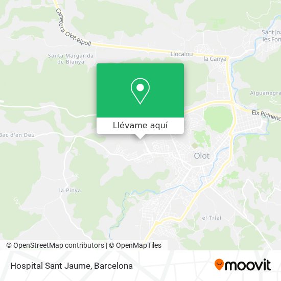 Mapa Hospital Sant Jaume