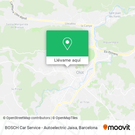 Mapa BOSCH Car Service - Autoelectric Jaisa